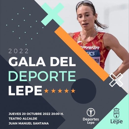 Laura García-Caro, mención de honor en la Gala del Deporte de Lepe