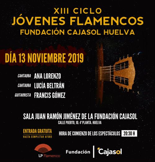 Lucía Beltrán y Ana Lorenzo cierran el XIII Ciclo de Jóvenes Flamencos de Huelva