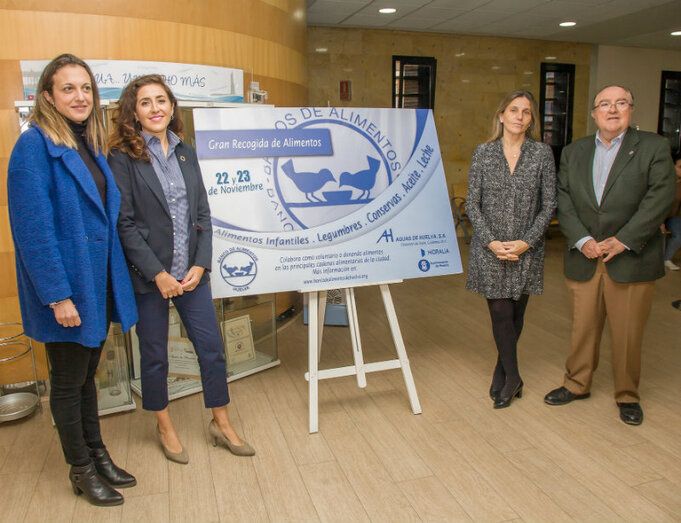 Aguas de Huelva renueva su compromiso con el Banco de Alimentos y promociona la Gran Recogida