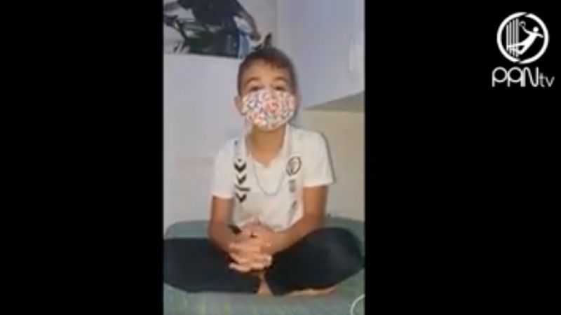 Un alevín del PAN Moguer da positivo en Covid-19 y sorprende con un video