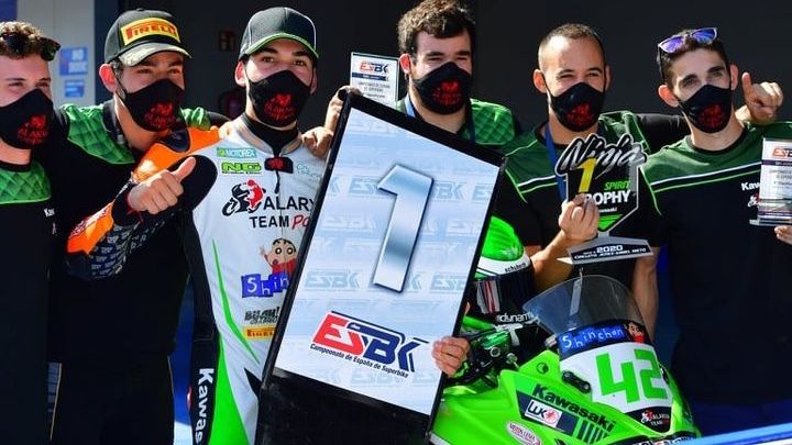 Una pole y dos caídas, balance de Raúl Pérez en el cierre del Campeonato de España de Velocidad