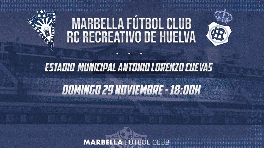 El Recre ya conoce el horario de su visita al Marbella
