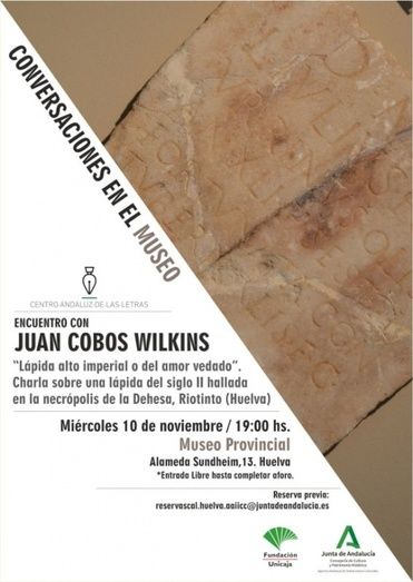 Juan Cobos Wilkins estrena el programa ‘Conversaciones en el Museo’ en Huelva