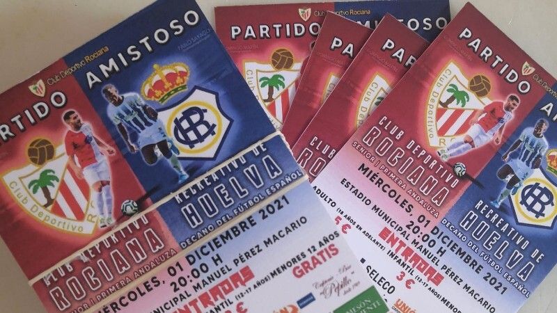 Ya están a la venta las entradas para el amistoso Rociana-Recre