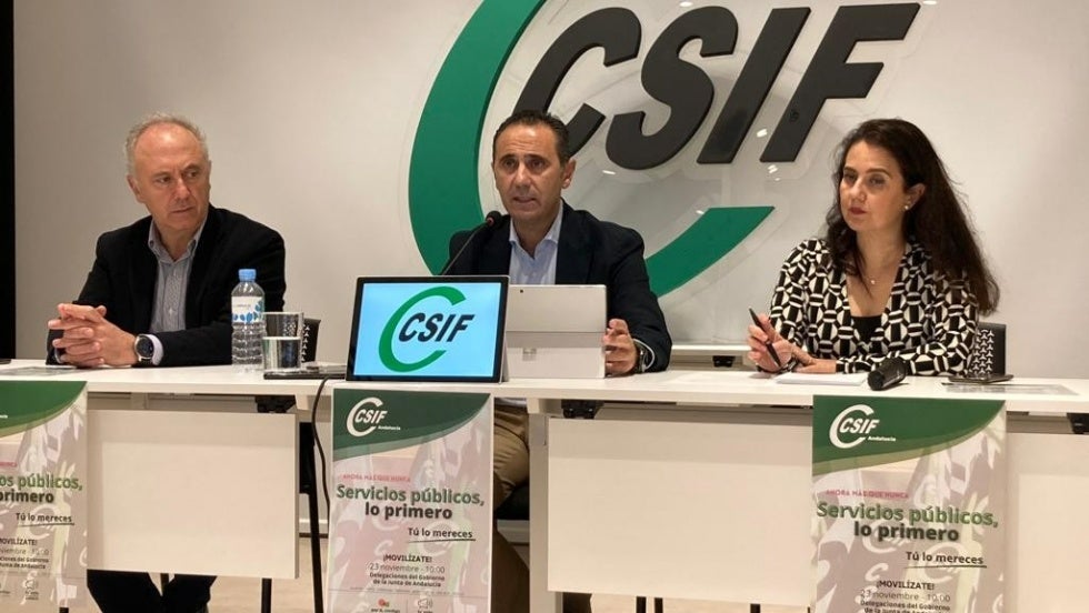 CSIF inicia movilizaciones ante el deterioro de los servicios públicos básicos en Andalucía