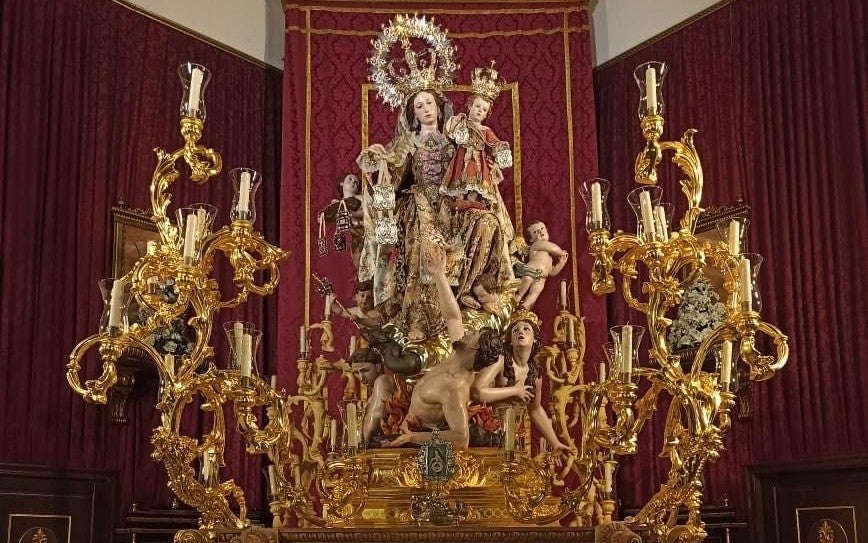 La Virgen del Carmen recorrerá este miércoles las calles céntricas de Huelva