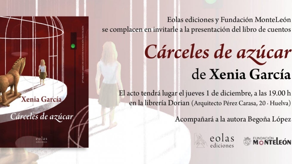 La periodista Xenia García presenta el libro de cuentos 'Cárceles de Azúcar'