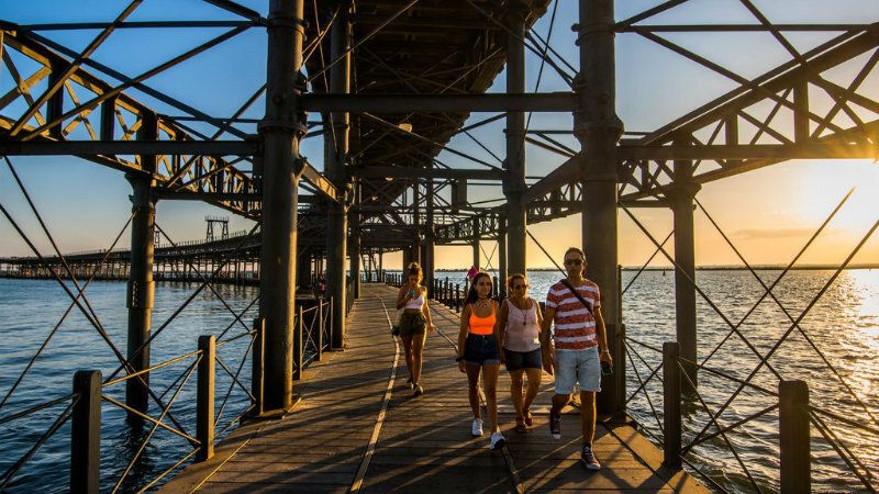 Una fotografía del Muelle del Tinto, seleccionada como una de las mejores de viajes entre 39.000 en el New York Times