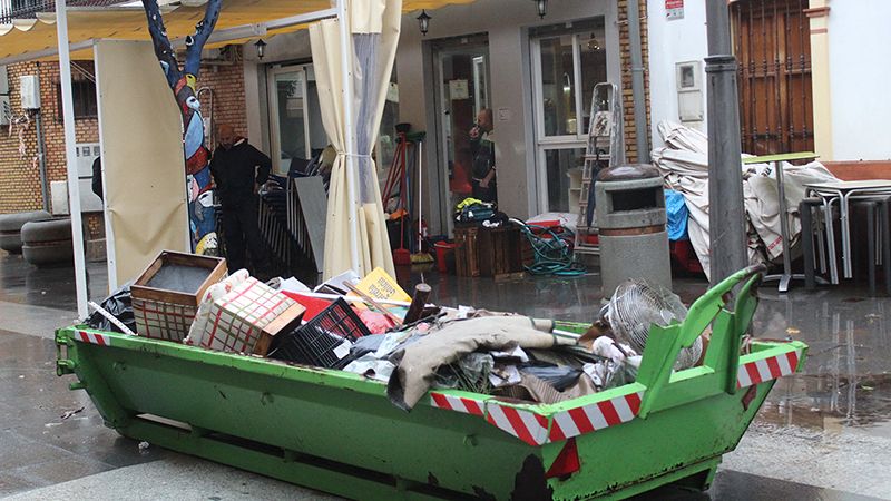 Ayuda de emergencia para Nerva: Diputación le ofrece 33.000 euros para hacer frente a los daños por las inundaciones