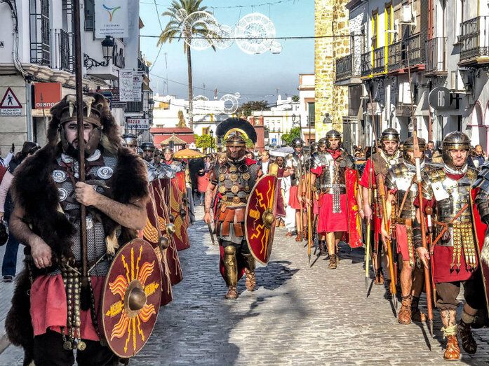 Exitosa jornada de recreación de historia romana de la Legio IX Hispana Punta Umbría