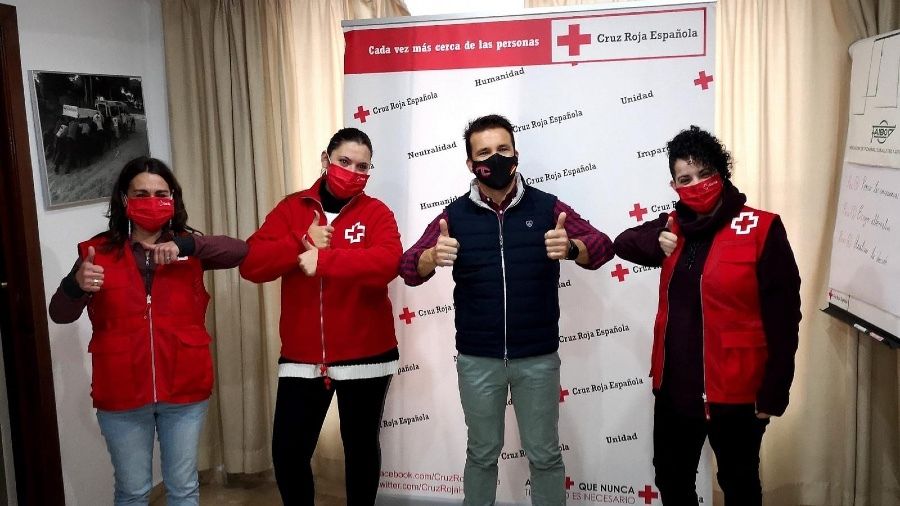 Las pymes de Aljaraque colaboran con Cruz Roja para ayudar a familias vulnerables de la localidad