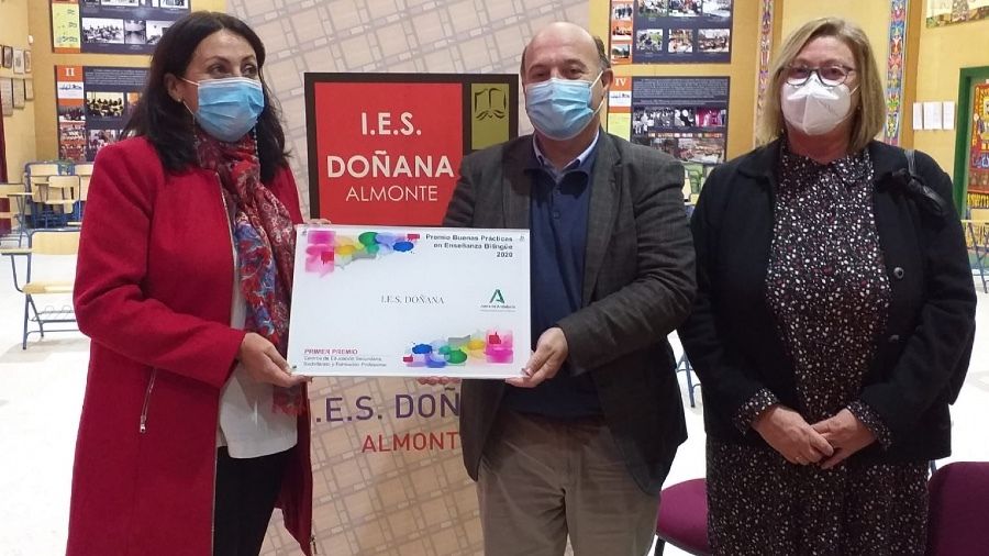 La Junta premia al IES Doñana por buenas prácticas docentes en enseñanza bilingüe