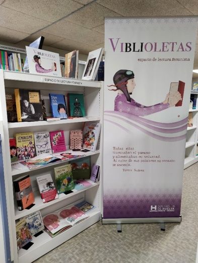 Los espacios de lectura feminista 'Viblioletas' reciben 12 nuevos títulos