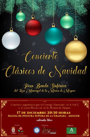 La Banda Sinfónica del Liceo de Moguer ofrece un concierto de villancicos este viernes