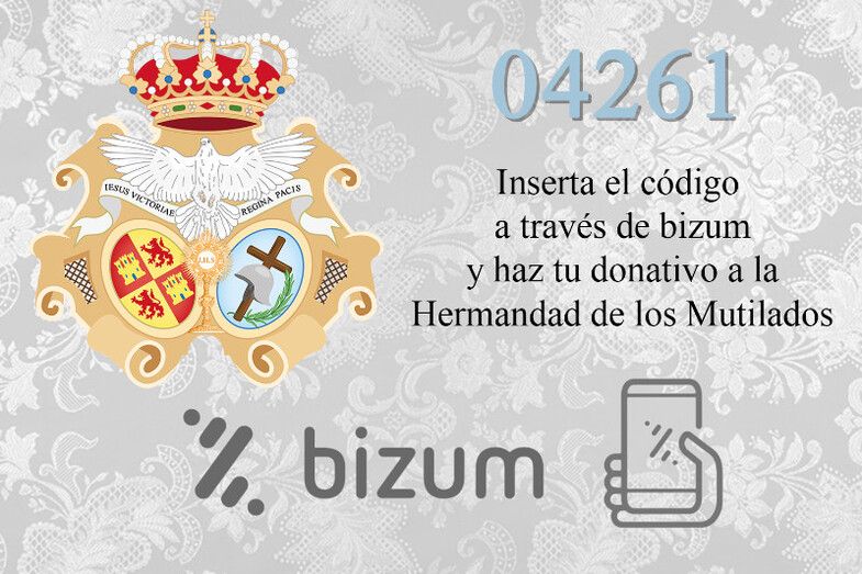 Los Mutilados se moderniza y añade Bizum para sus donaciones
