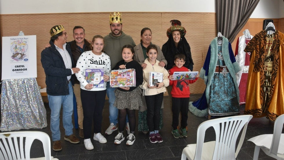 Los tres Reyes Magos de Punta Umbría ya lucen sus coronas para la Cabalgata de 2023