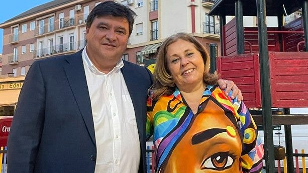 Gabriel Cruz con Inmaculada González.