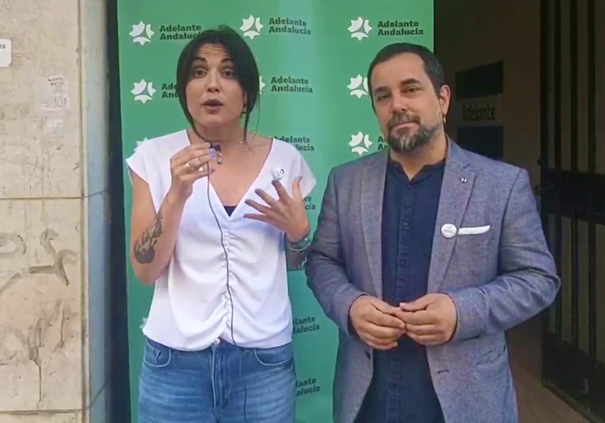 Ángela González Moyo y Jesús Amador