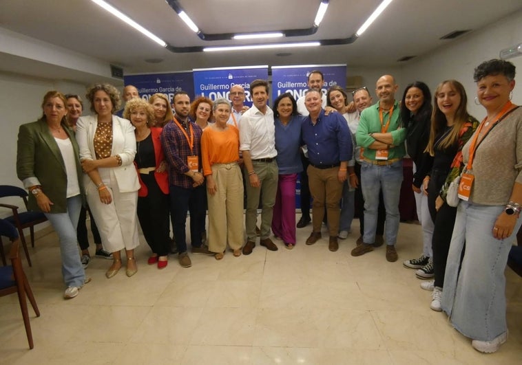 El equipo de Ciudadanos en la noche electoral de este 28M