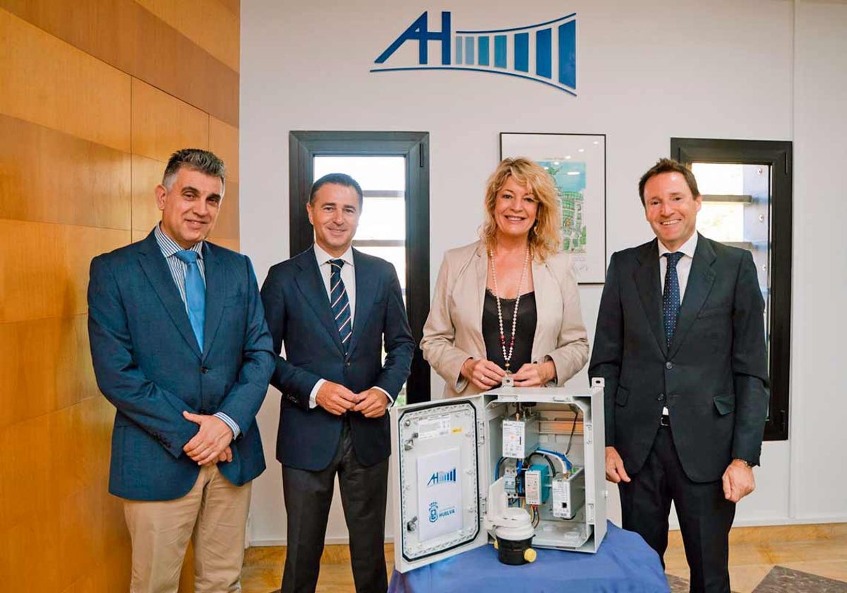 Presentación del dispositivo en la sede de Aguas de Huelva