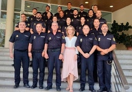 Quince policías nacionales en prácticas refuerzan ya la seguridad en la capital
