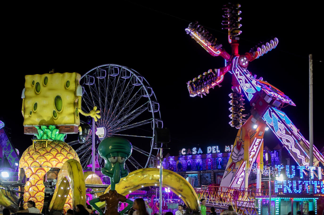 Las atracciones, este lunes en las Colombinas