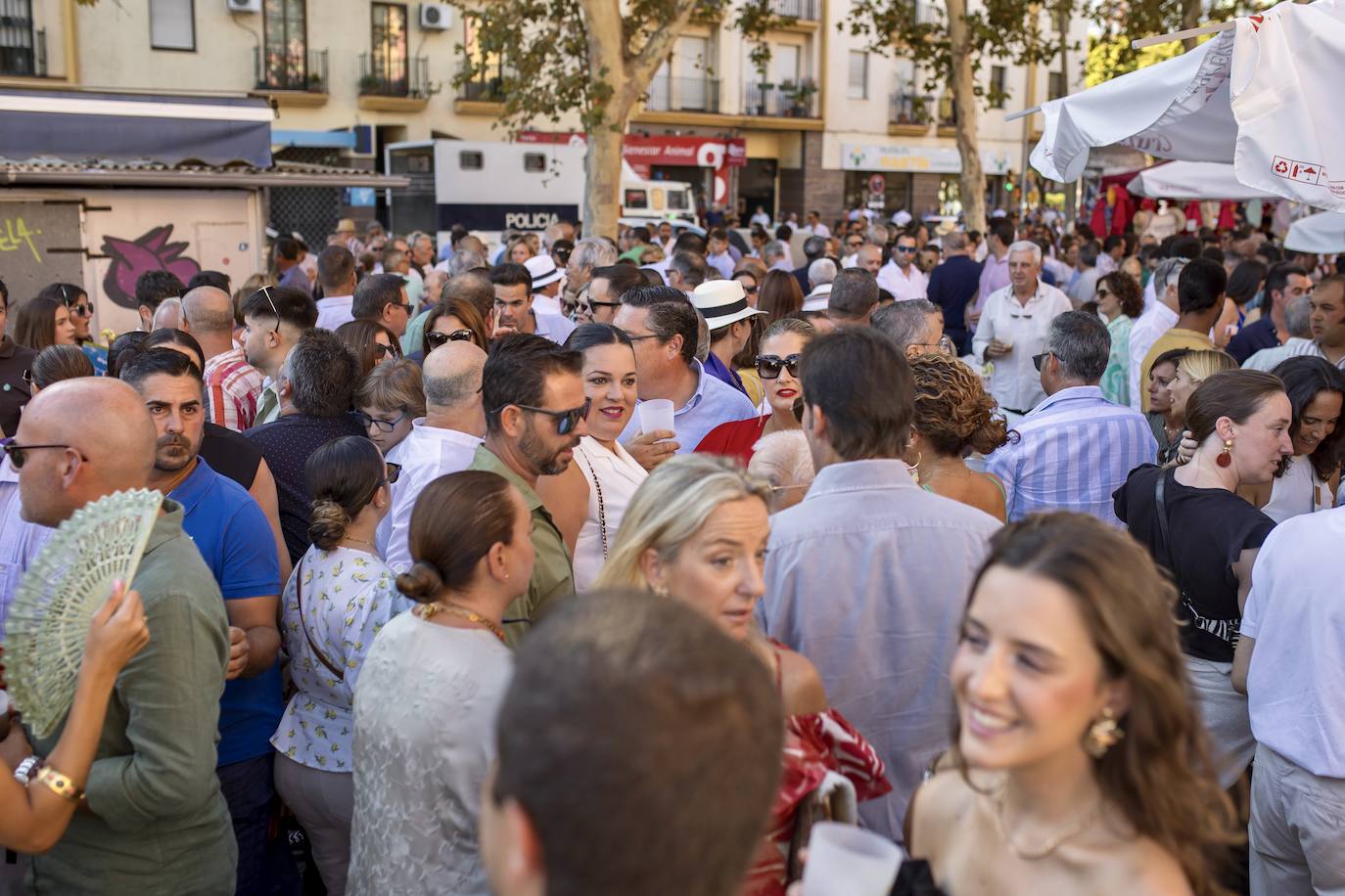 Los alrededores de La Merced, atestados este jueves