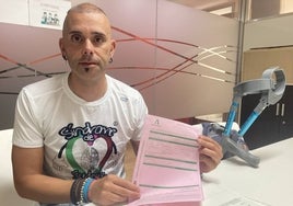 Aitor Alonso clama por una correcta atención a los pacientes de Sudeck tras sufrir una cirugía fallida
