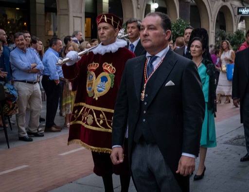 La inédita procesión de la Virgen de la Cinta por el centro de Huelva