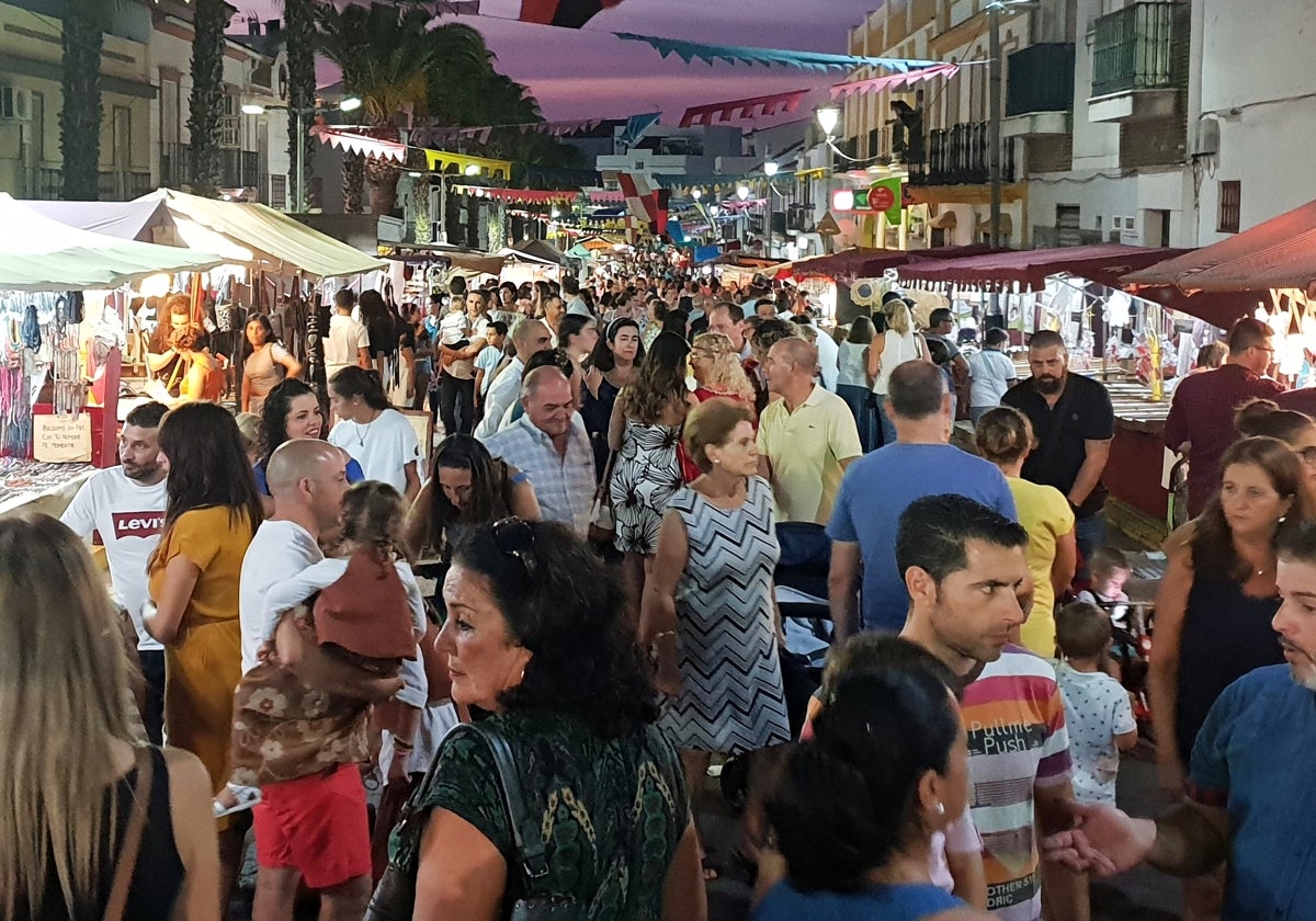 Ambiente en el Mercado Medieval de Aljaraque en ediciones anteriores