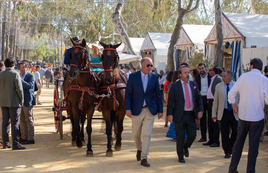 Ambiente de gala en el arranque de la Feria del Caballo y el Otoño en Huelva de 2023