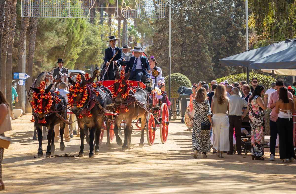 Ambiente de gala en el arranque de la Feria del Caballo y el Otoño en Huelva de 2023