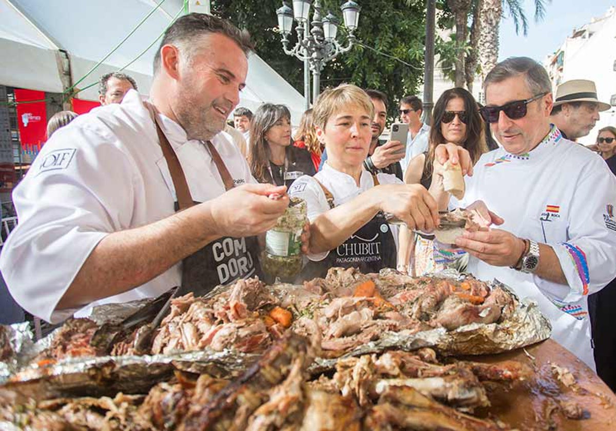 Asado argentino en la pasada edición del congreso