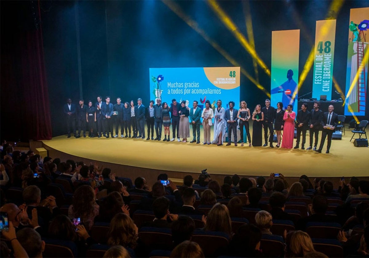 Foto de archivo de la clausura del Festival de Cine de Huelva en 2022