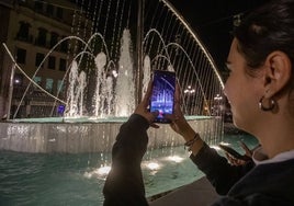 La plaza de las Monjas estrena nueva fuente y todo su entorno peatonal
