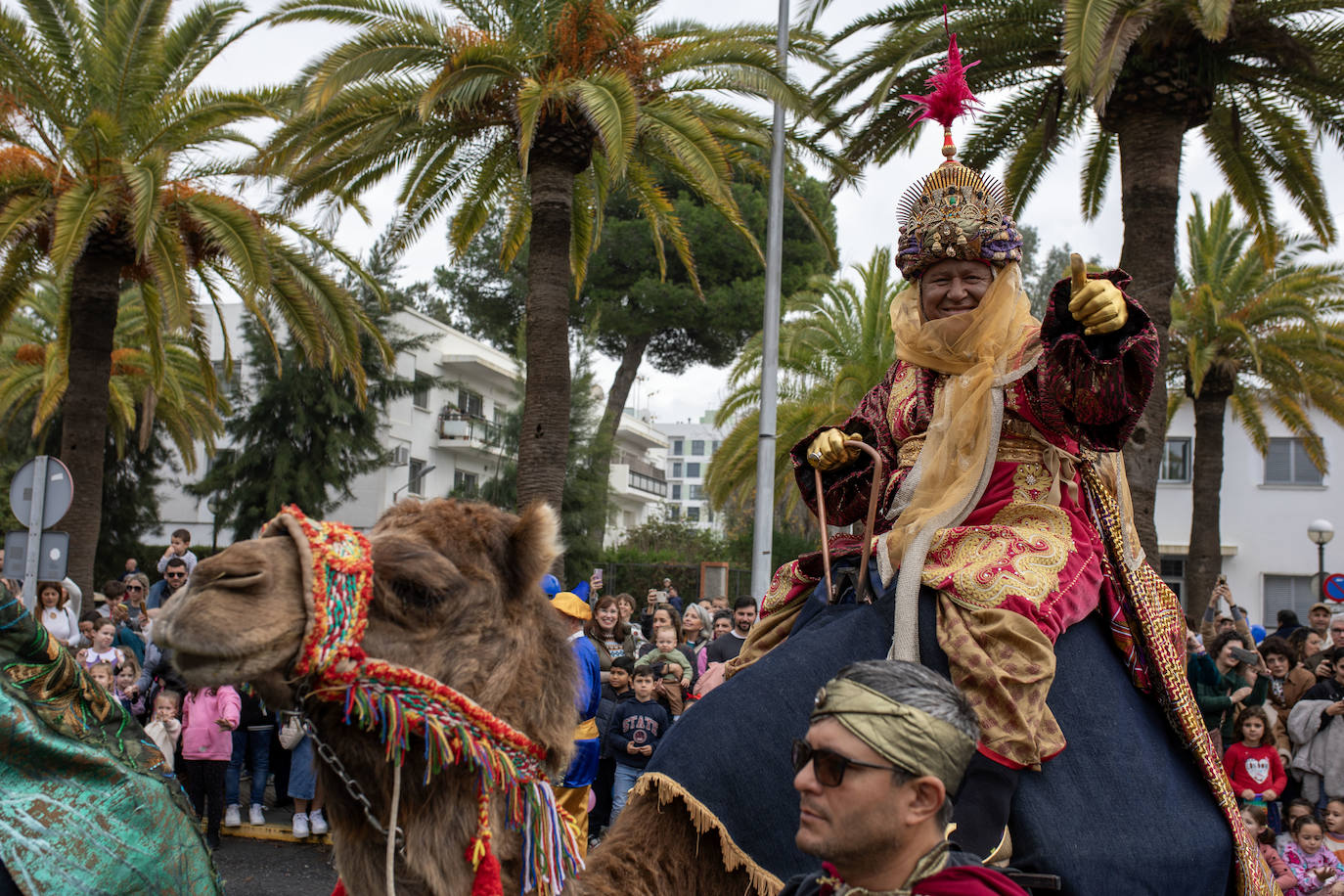 Las mejores imágenes de la llegada de los Reyes Magos a Huelva