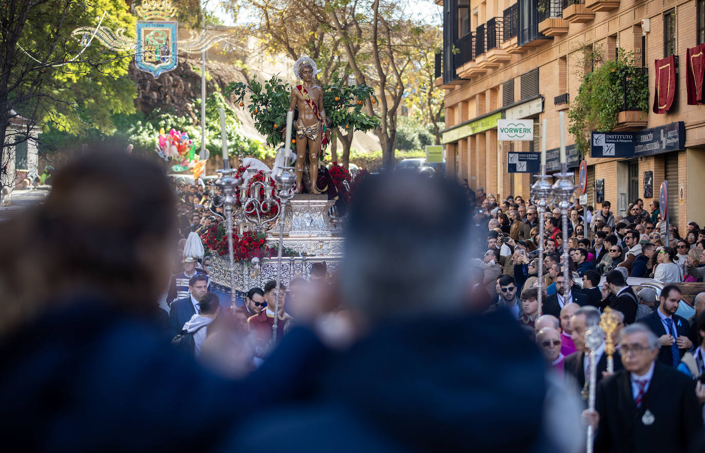 Huelva saca a San Sebastián a pasear: la procesión del patrón, en imágenes