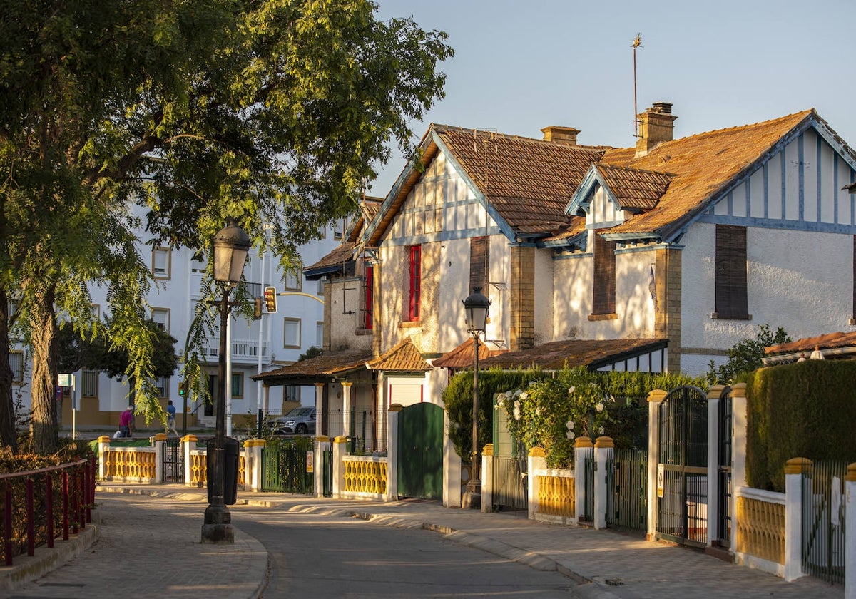 Vista del barrio Reina Victoria, el barrio inglés de la ciudad