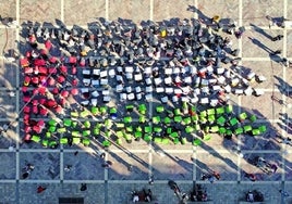 Más de 300 personas se manifiestan en Huelva en favor del pueblo palestino