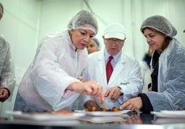 La alcaldesa destaca el «potencial de Huelva» en el campo de la industria de transformación agroalimentaria
