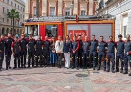Estos son los 14 nuevos bomberos que se han incorporado al parque de Huelva