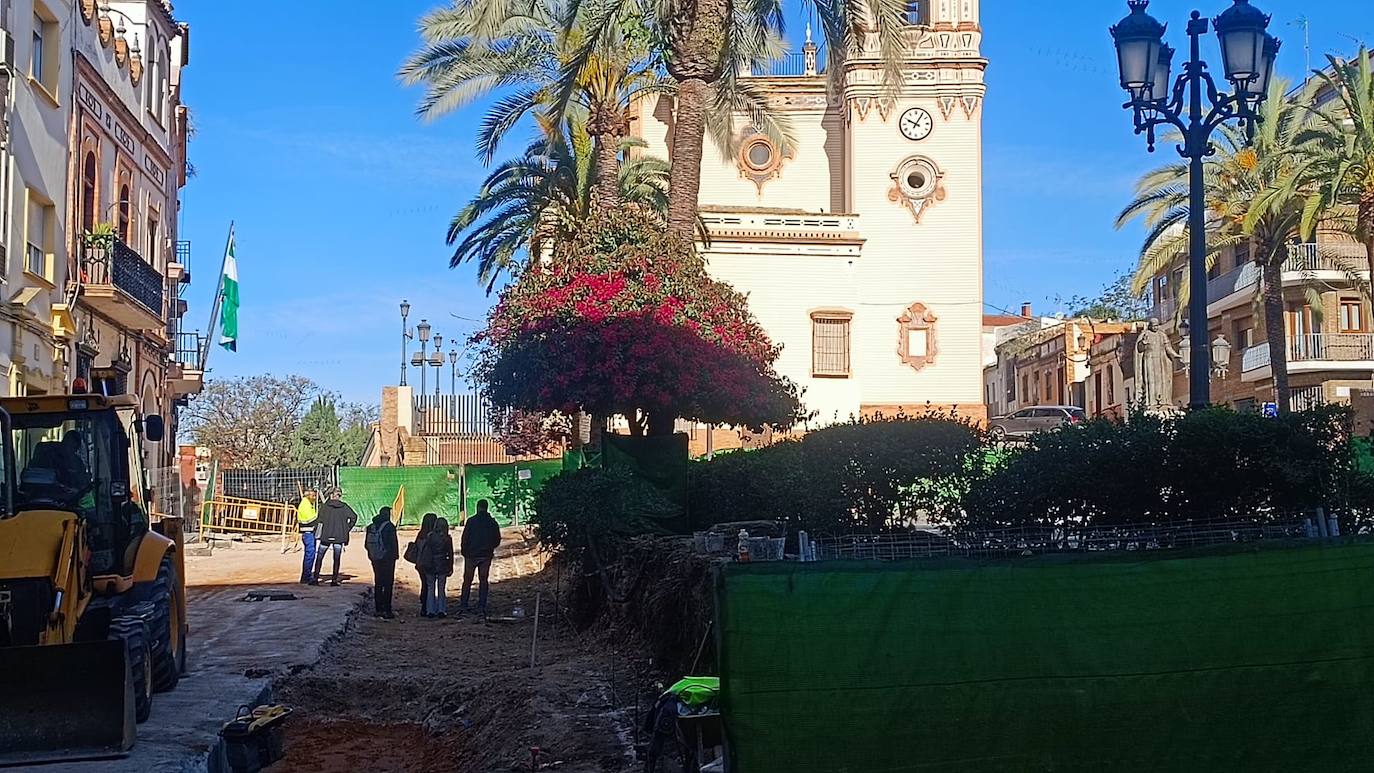 Los restos han aparecido en el contexto de las obras que se están desarrollando en San Pedro