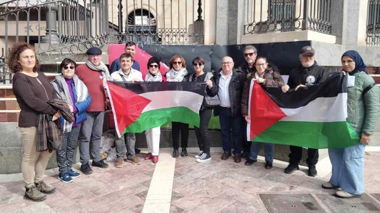 Convocatoria de protesta anterior de 'Huelva con Palestina'