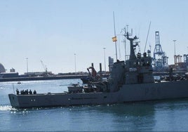 El patrullero 'Medas' de la Armada recala en el Puerto de Huelva y podrá visitarse