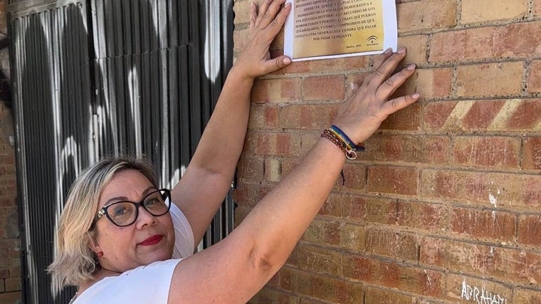 Mónica Rossi, en la antigua cárcel de Huelva