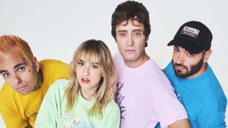Imagen del grupo La La Love You, que actúa el miércoles en las Colombinas