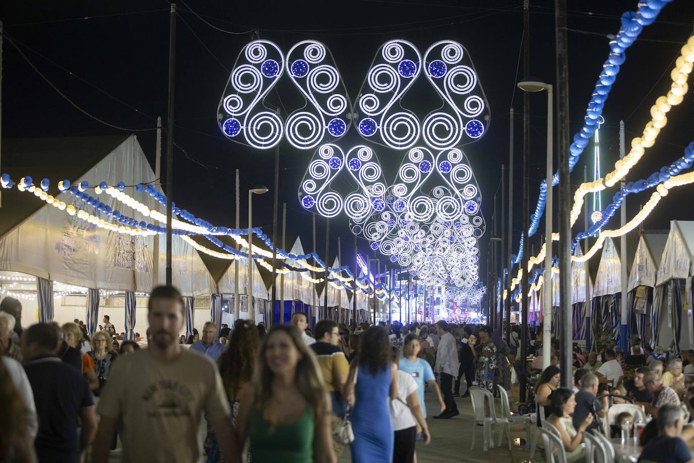 El ambiente de la noche del jueves en Las Colombinas 2024, en imágenes