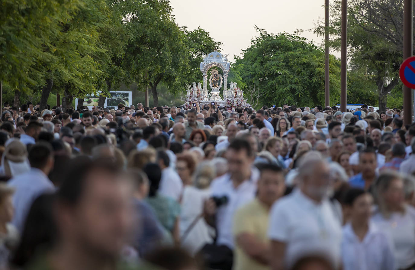 Todas las imágenes de la bajada de la Virgen de la Cinta 2024