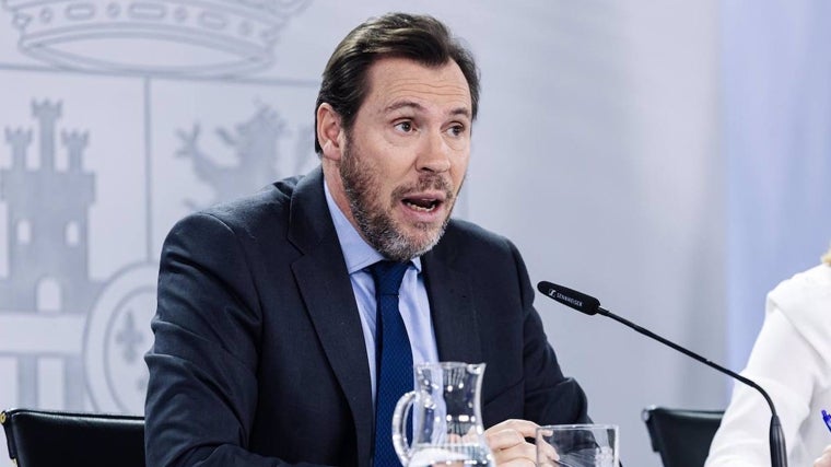 Óscar Puente, ministro de Transportes