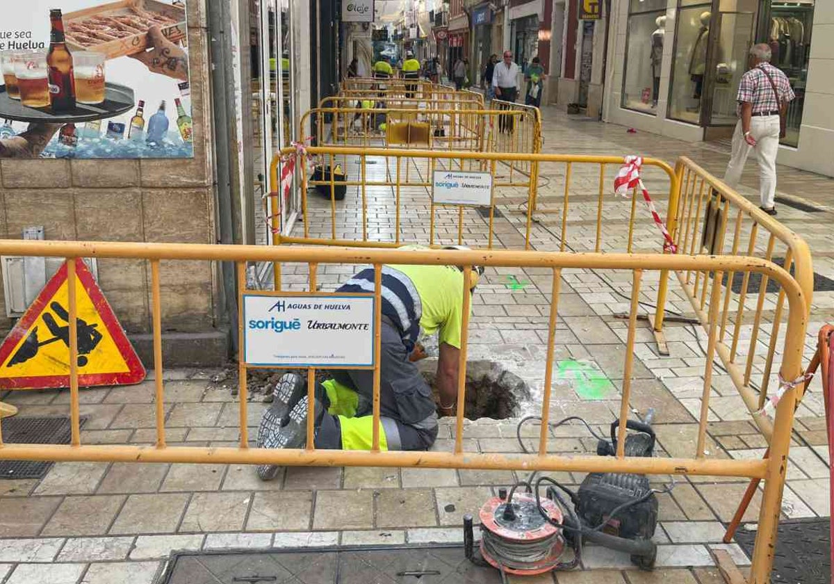 Inicio de los trabajos, esta mañana